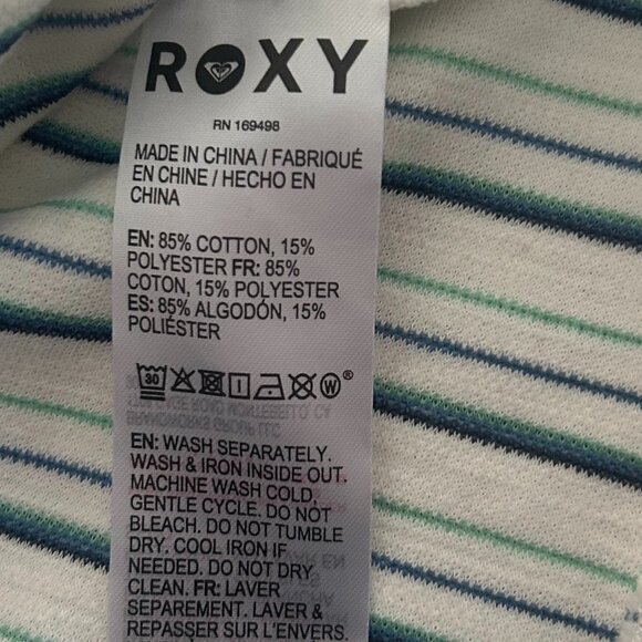 Roxy Rich Coast Striped Pullover Over - Picture 5 of 8